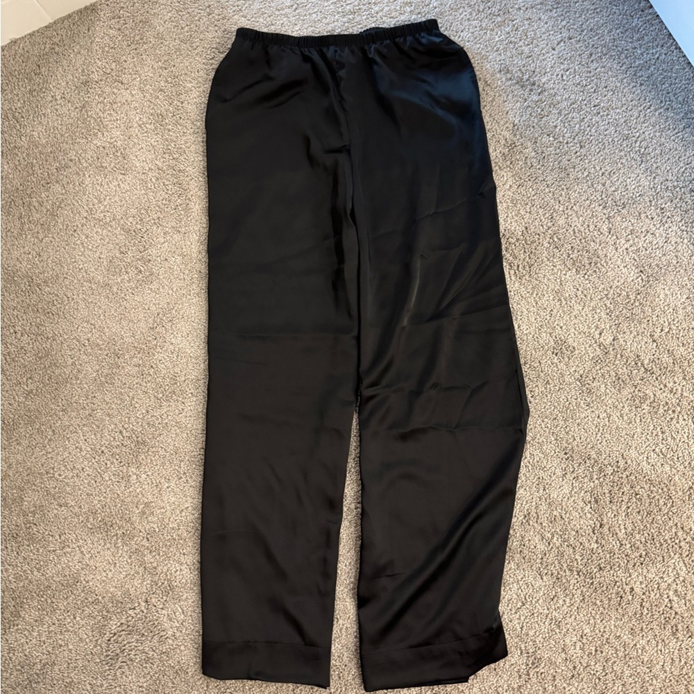 a new day Black Satin pants